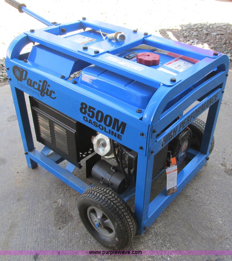 image for item AN9074 Pacific Equipment 8500M Industrial generator