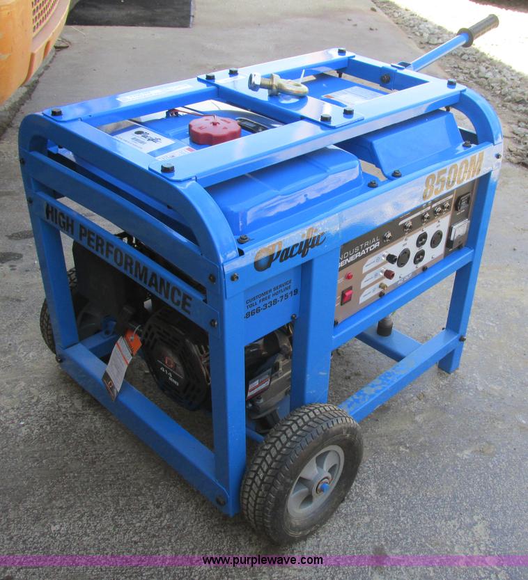image for item AN9074 Pacific Equipment 8500M Industrial generator