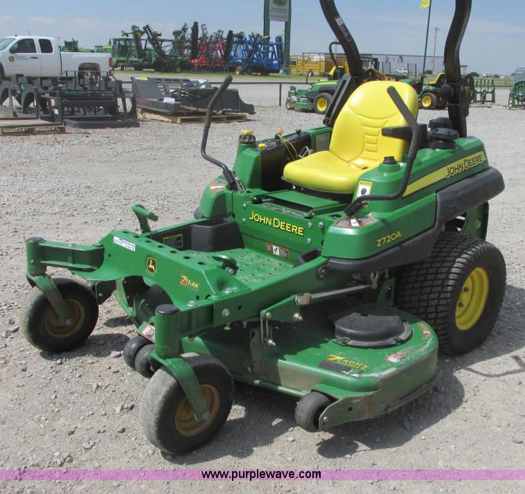 image for item AZ9697 2012 John Deere Z720A ZTR lawn mower