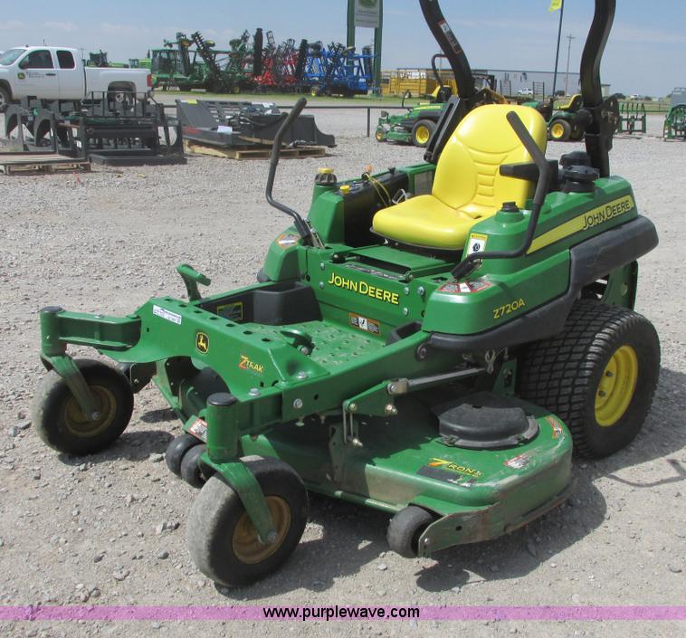 image for item AZ9697 2012 John Deere Z720A ZTR lawn mower