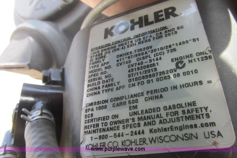 image for item AZ9697 2012 John Deere Z720A ZTR lawn mower