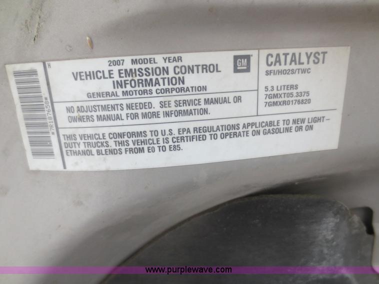 image for item F6921 2007 GMC Yukon SUV