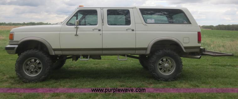 image for item F6922 1989 Ford F350 Centerian conversion Crew Cab pickup truck