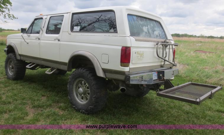 image for item F6922 1989 Ford F350 Centerian conversion Crew Cab pickup truck