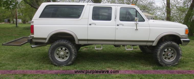 image for item F6922 1989 Ford F350 Centerian conversion Crew Cab pickup truck