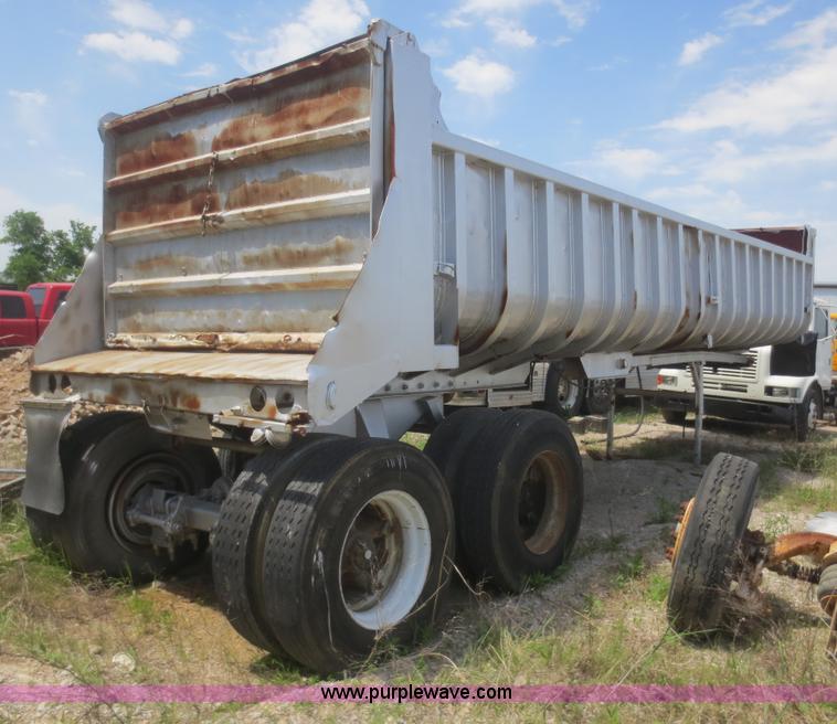 image for item F6935 1971 Hobbs end dump trailer