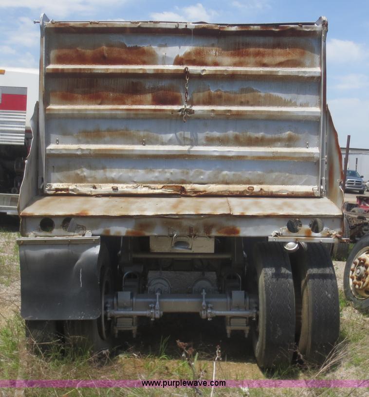 image for item F6935 1971 Hobbs end dump trailer