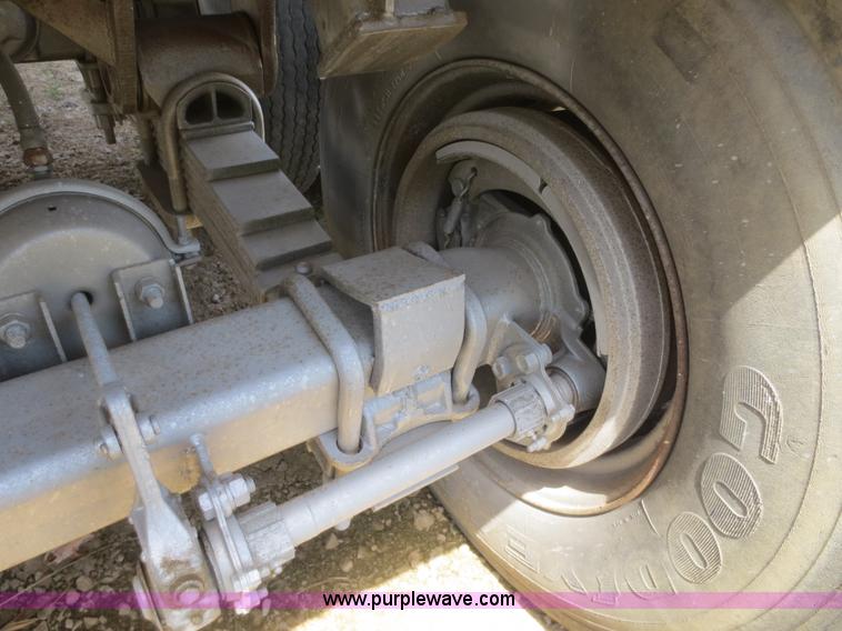 image for item F6935 1971 Hobbs end dump trailer