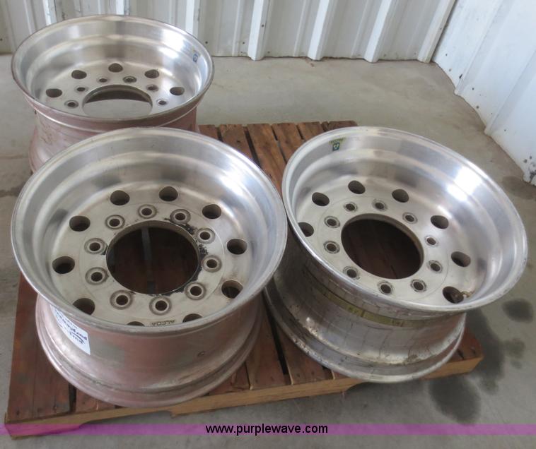 image for item F6936 (4) Alcoa truck wheels