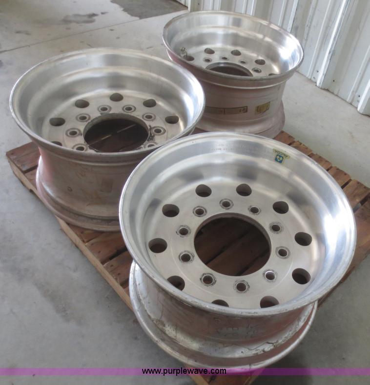 image for item F6936 (4) Alcoa truck wheels