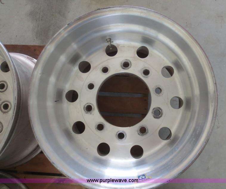 image for item F6936 (4) Alcoa truck wheels