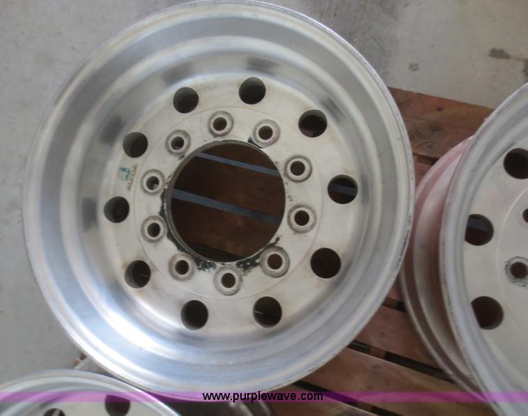 image for item F6936 (4) Alcoa truck wheels