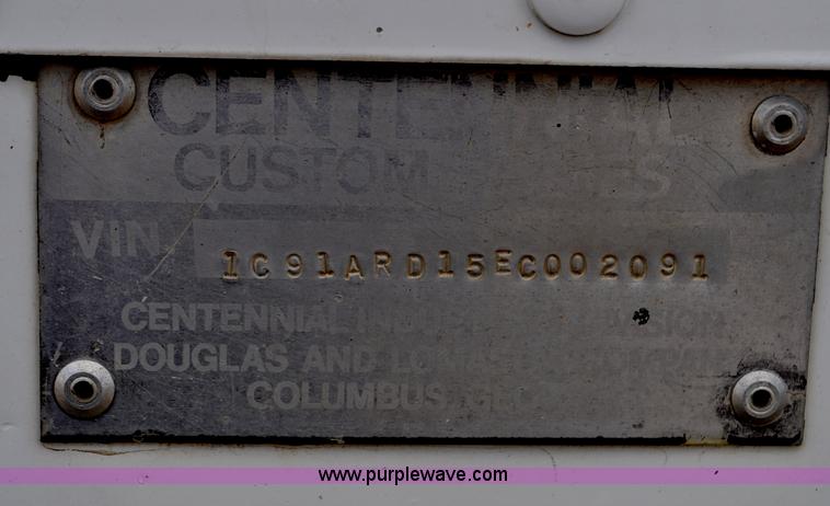 image for item G6469 1984 Centennial custom built beverage trailer