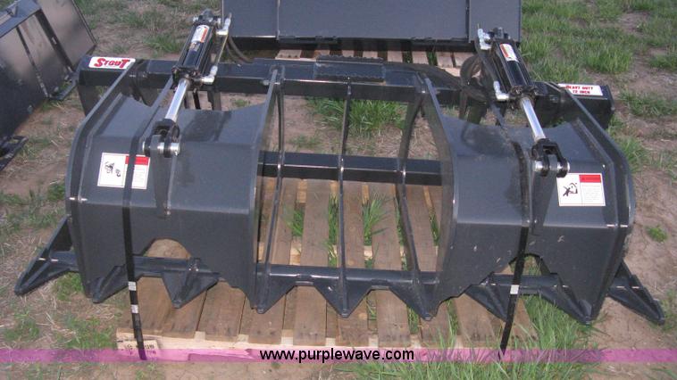 image for item G8287 Stout heavy duty 72" root/rock grapple bucket