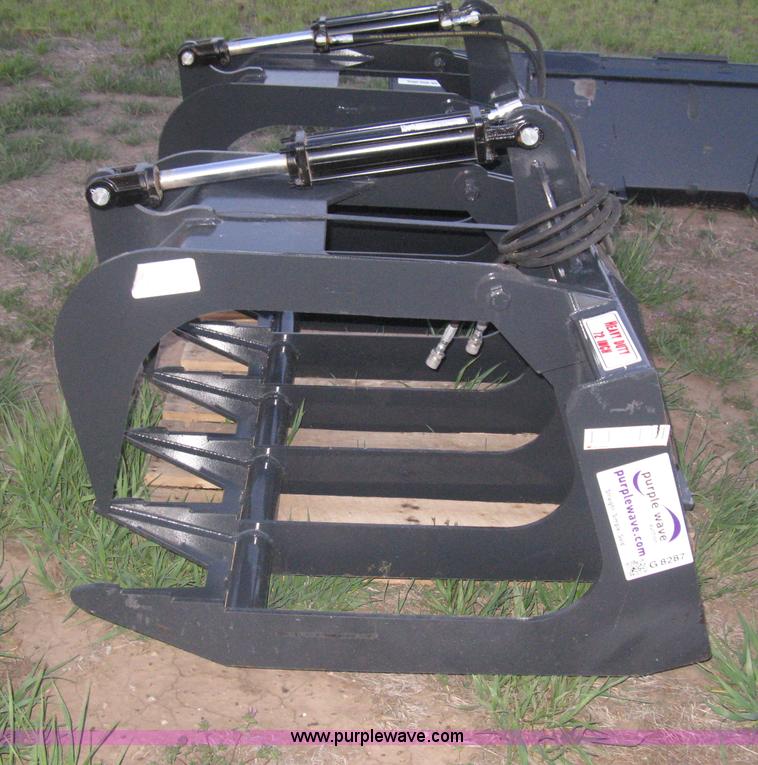 image for item G8287 Stout heavy duty 72" root/rock grapple bucket