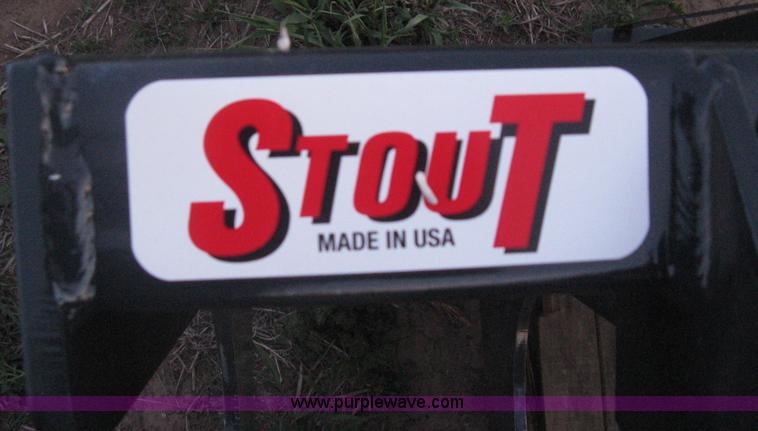 image for item G8287 Stout heavy duty 72" root/rock grapple bucket