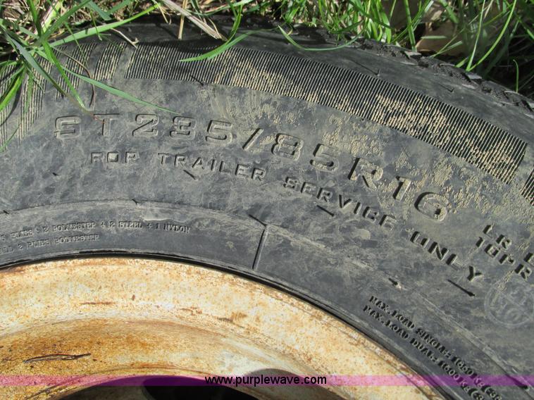 image for item G9321 1988 shop built trailer