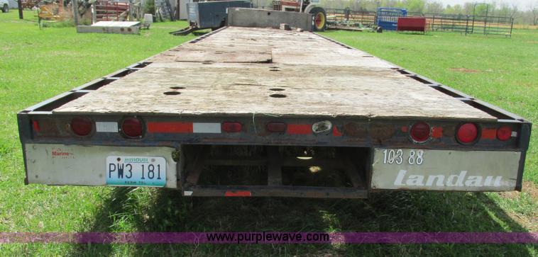 image for item G9321 1988 shop built trailer