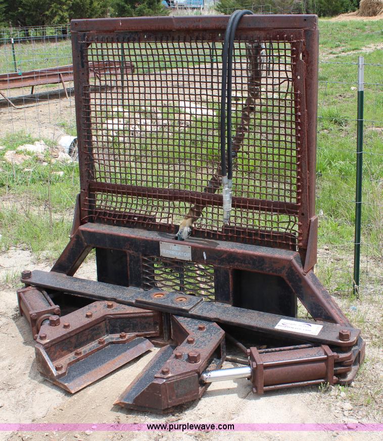 image for item H2660 Tree Terminator tree shear skid steer attachment