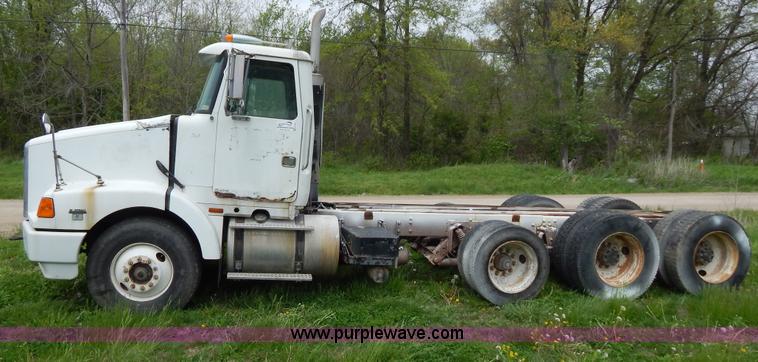 image for item H3401 1994 Volvo WIA triple axle truck cab and chassis
