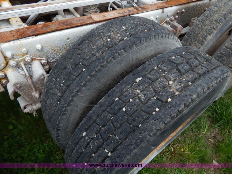 image for item H3401 1994 Volvo WIA triple axle truck cab and chassis