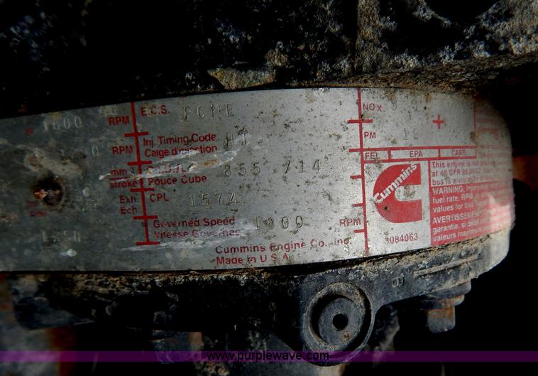 image for item H3401 1994 Volvo WIA triple axle truck cab and chassis