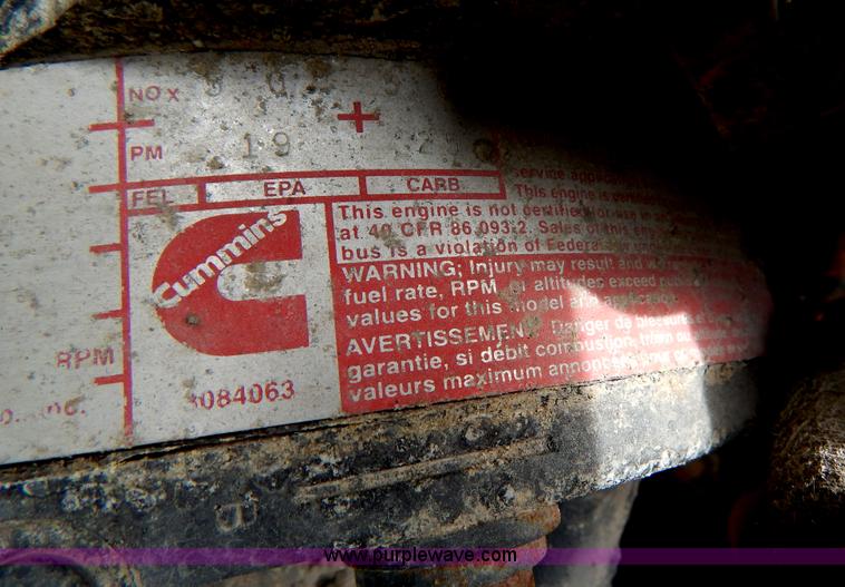 image for item H3401 1994 Volvo WIA triple axle truck cab and chassis