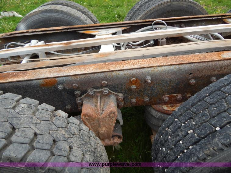 image for item H3401 1994 Volvo WIA triple axle truck cab and chassis