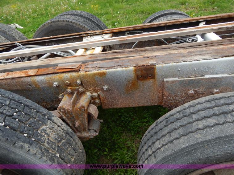 image for item H3401 1994 Volvo WIA triple axle truck cab and chassis