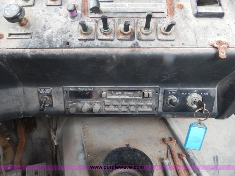 image for item H3401 1994 Volvo WIA triple axle truck cab and chassis