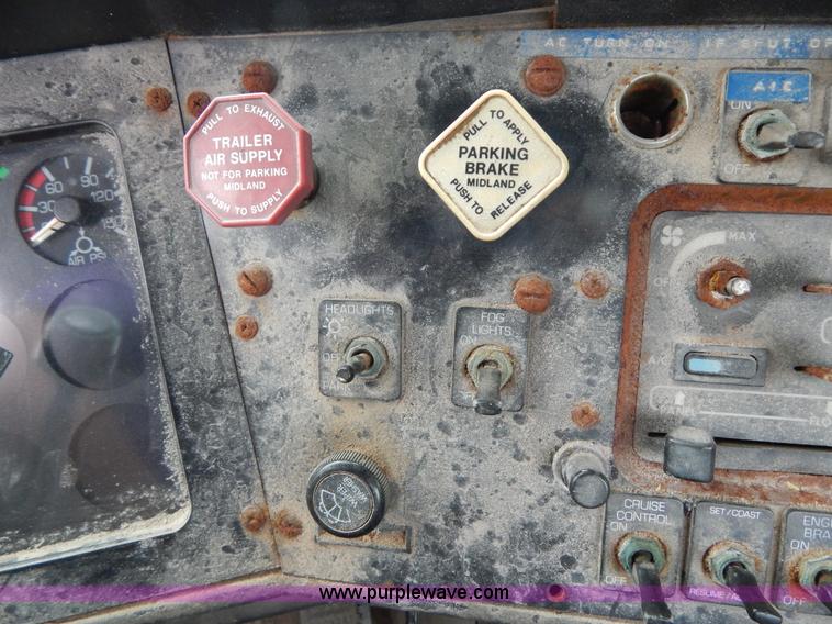 image for item H3401 1994 Volvo WIA triple axle truck cab and chassis