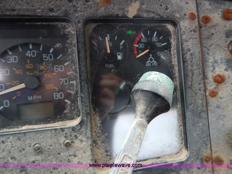 image for item H3401 1994 Volvo WIA triple axle truck cab and chassis