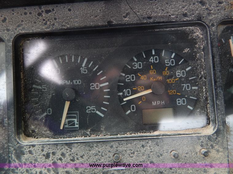 image for item H3401 1994 Volvo WIA triple axle truck cab and chassis