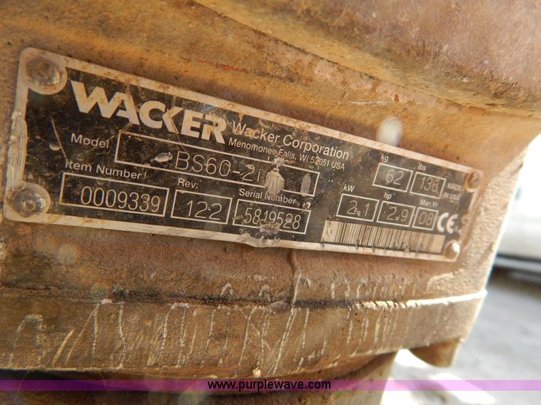 image for item H3412 (4) Wacker jumping jack tampers