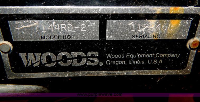 image for item H3413 Woods 7144RD-2 turf batwing mower