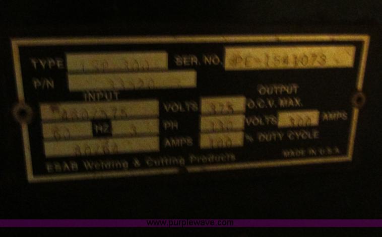 image for item I2735 Esab Eclipse plasma cutter