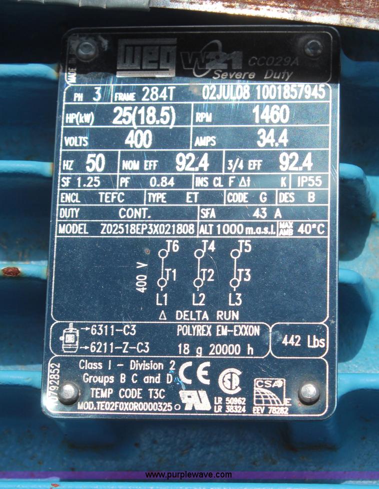 image for item AM9296 25 HP motor