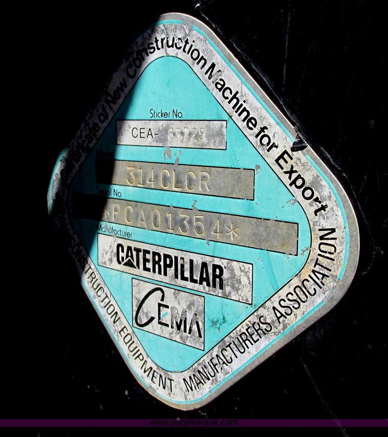 image for item D3961 2006 Caterpillar 314C LCR excavator