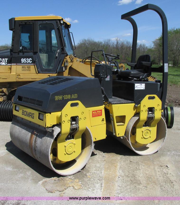 image for item F4886 2002 Bomag BW138AD vibratory smooth drum roller