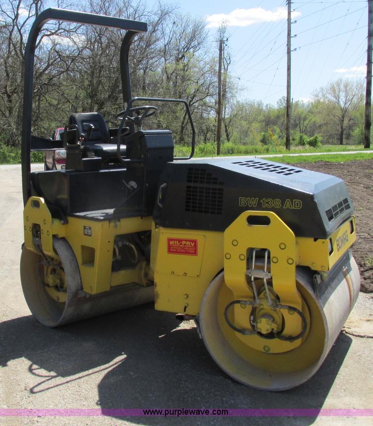 image for item F4886 2002 Bomag BW138AD vibratory smooth drum roller