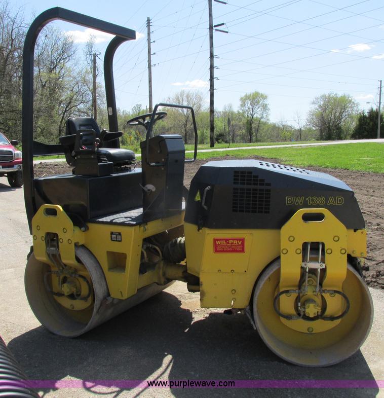 image for item F4886 2002 Bomag BW138AD vibratory smooth drum roller