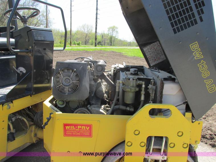 image for item F4886 2002 Bomag BW138AD vibratory smooth drum roller