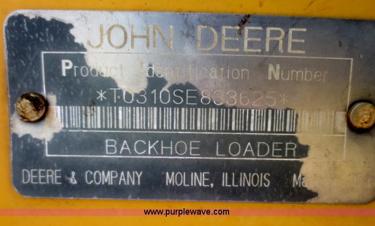 image for item F6906 1997 John Deere 310SE backhoe