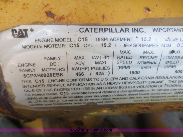 image for item F6929 2006 Peterbilt 379 semi truck