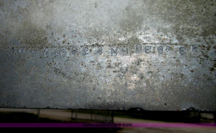 image for item F7380 1992 Mate semi-frameless 26' aluminum end dump trailer