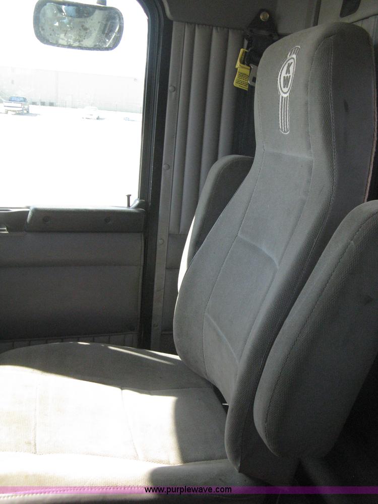 image for item G8281 2005 Kenworth T800 semi truck with knuckle boom crane and winch