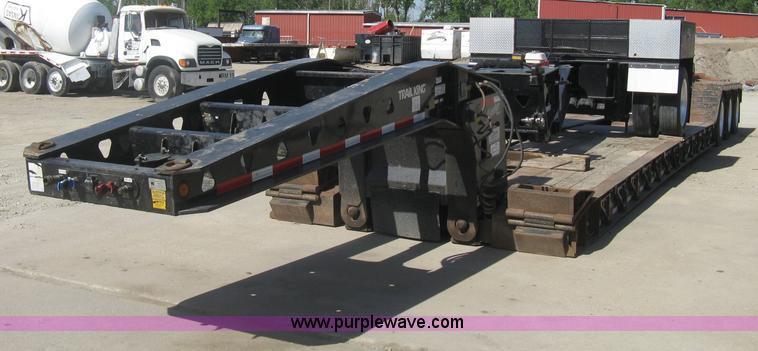 image for item G8282 2006 Trail King Advantage TK110HDG-533 RGN drop deck trailer