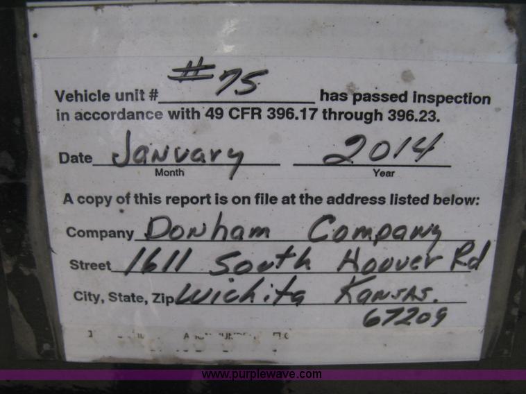 image for item G8282 2006 Trail King Advantage TK110HDG-533 RGN drop deck trailer