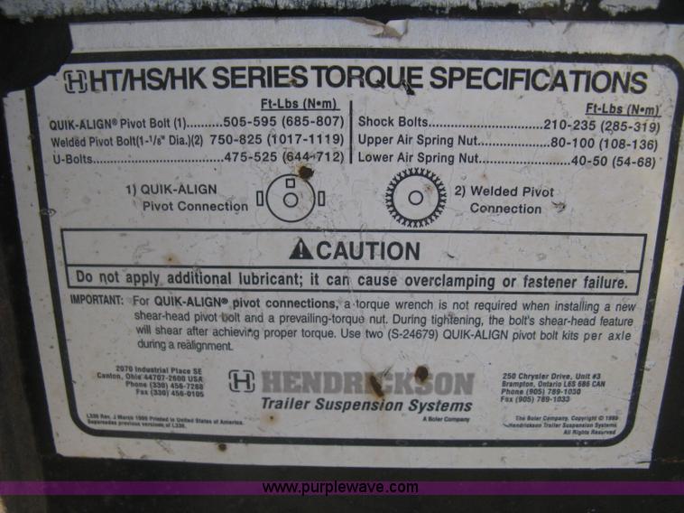 image for item G8282 2006 Trail King Advantage TK110HDG-533 RGN drop deck trailer