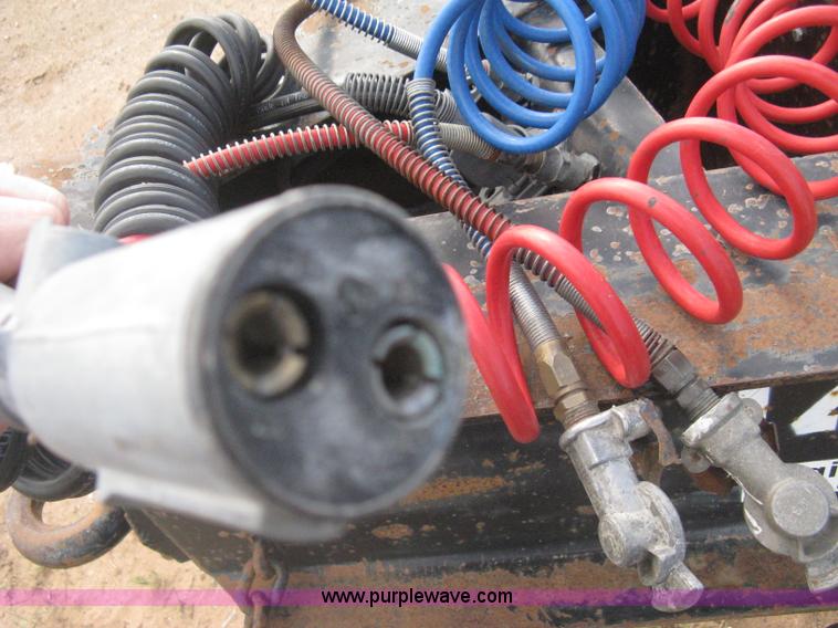 image for item G8290 2007 Winston flatbed equipment trailer